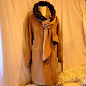 Dennis Basso Hooded 3/4 Coat NWT